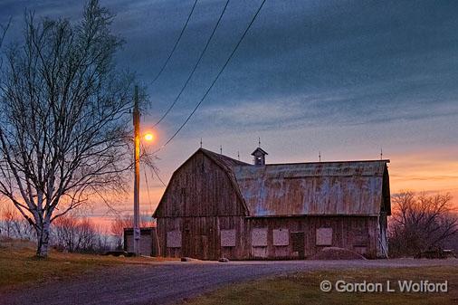 Barn At Dawn_19172-80.jpg - Photographed near Smiths Falls, Ontario, Canada.